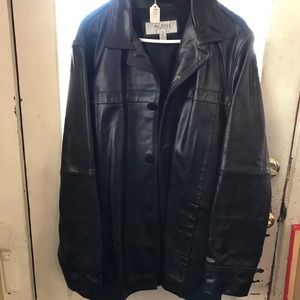 Leather coat made by Wilson’s leather